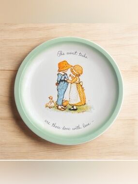 Vintage 1973 Collector's Edition Holly Hobbie Plate American Greetings Corp